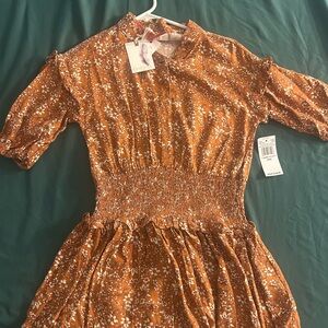 Jessica Simpson Orange Floral Top